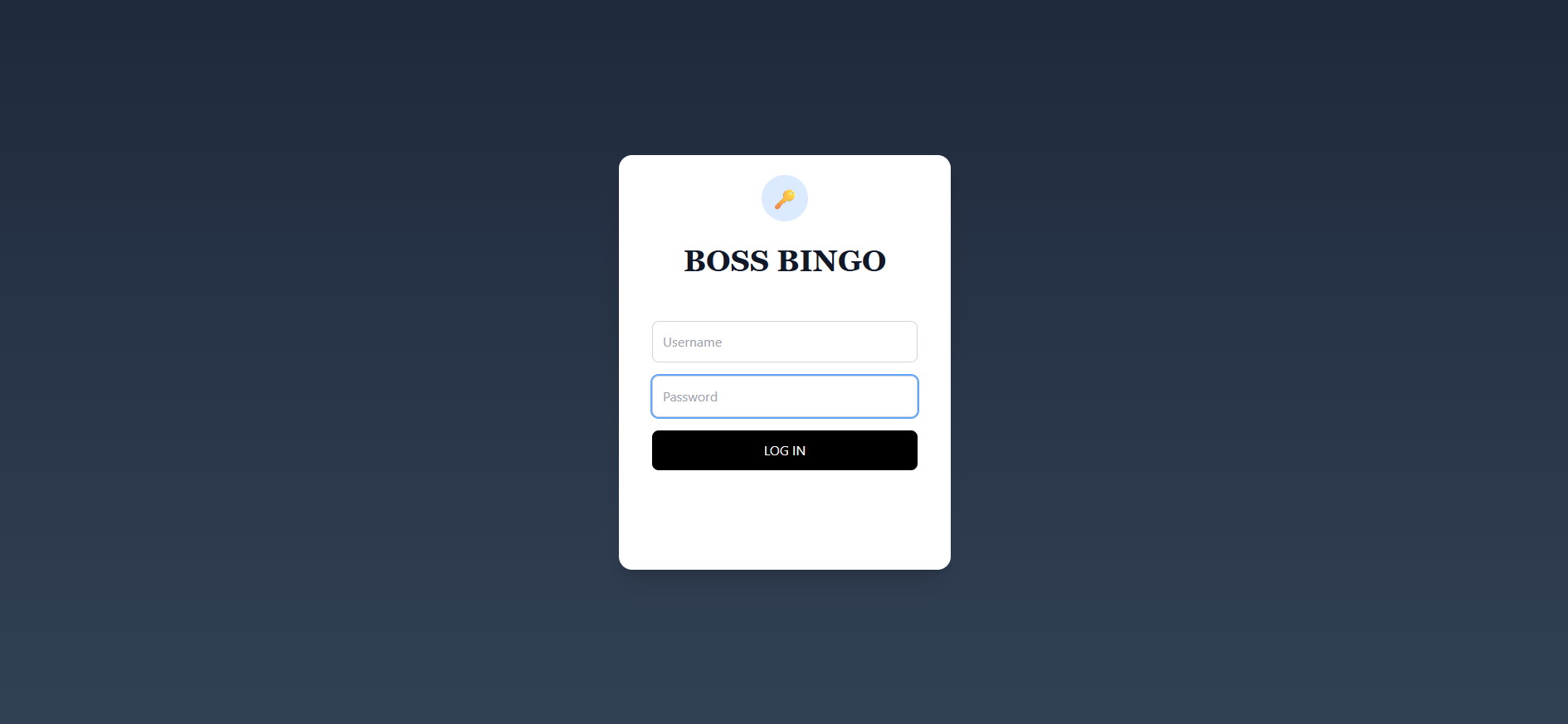 Bingo Management System view 2